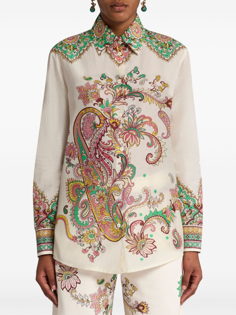 Etro paisley-print shirt outlook
