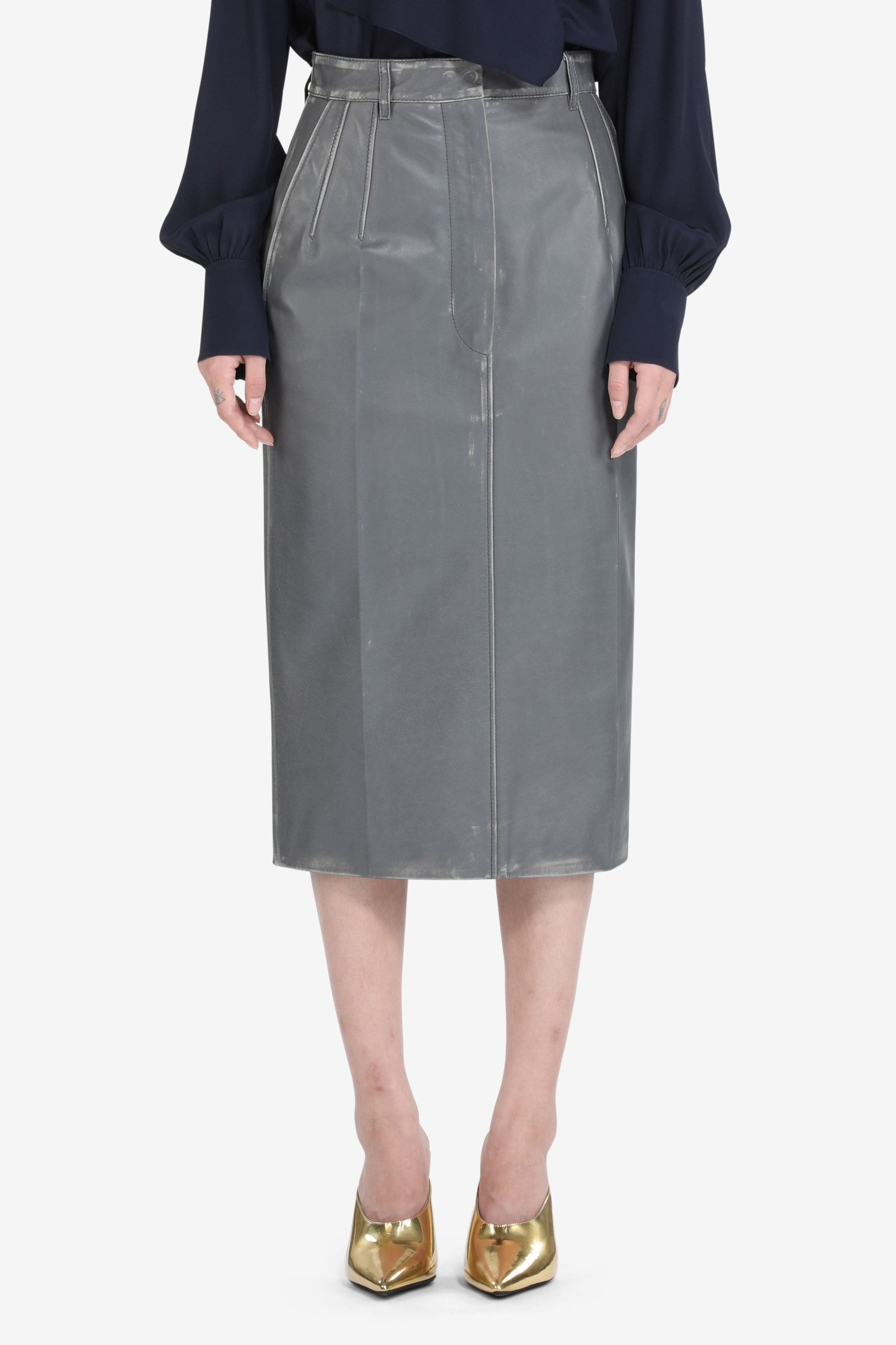 LEATHER SKIRT - 1