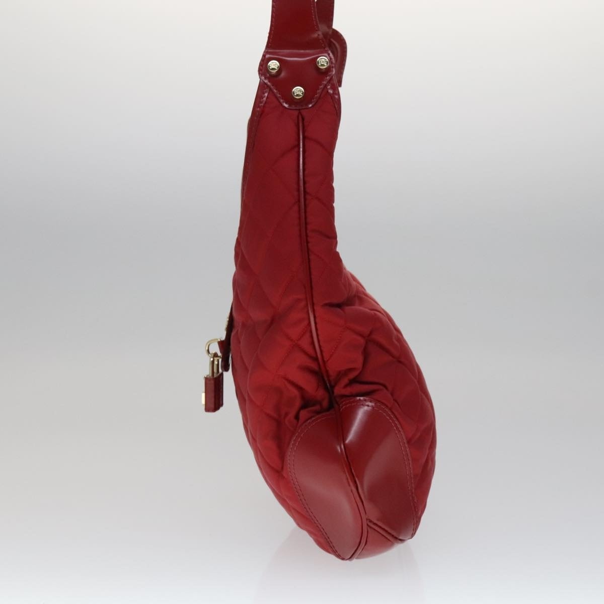 Burberry Shoulder Bag Nylon Red - 4