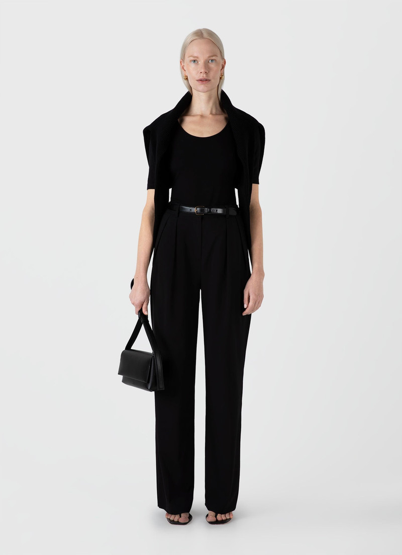Sunspel Stretch Cotton Scoop Top outlook