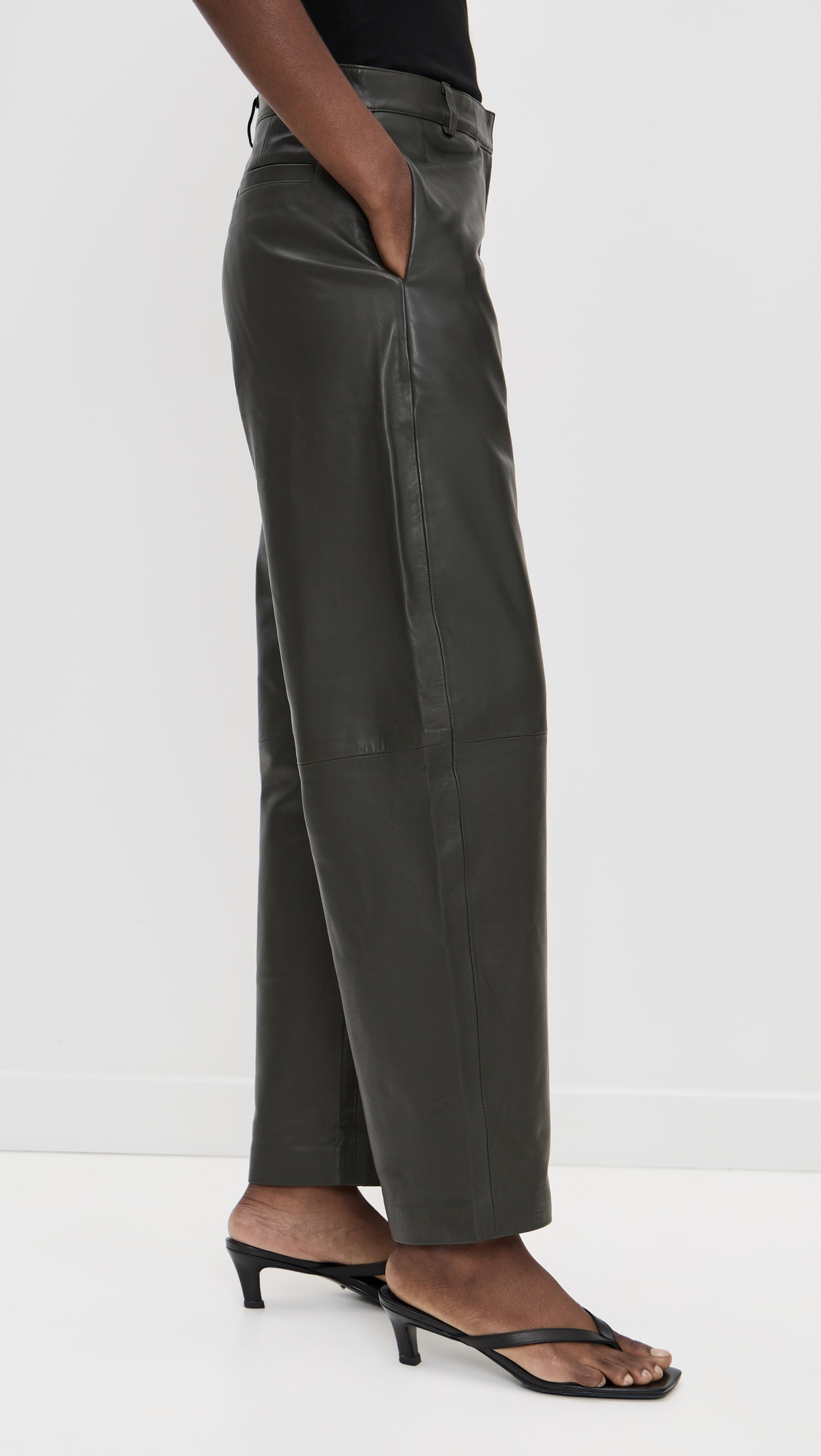 Leather Balloon Pants - 3
