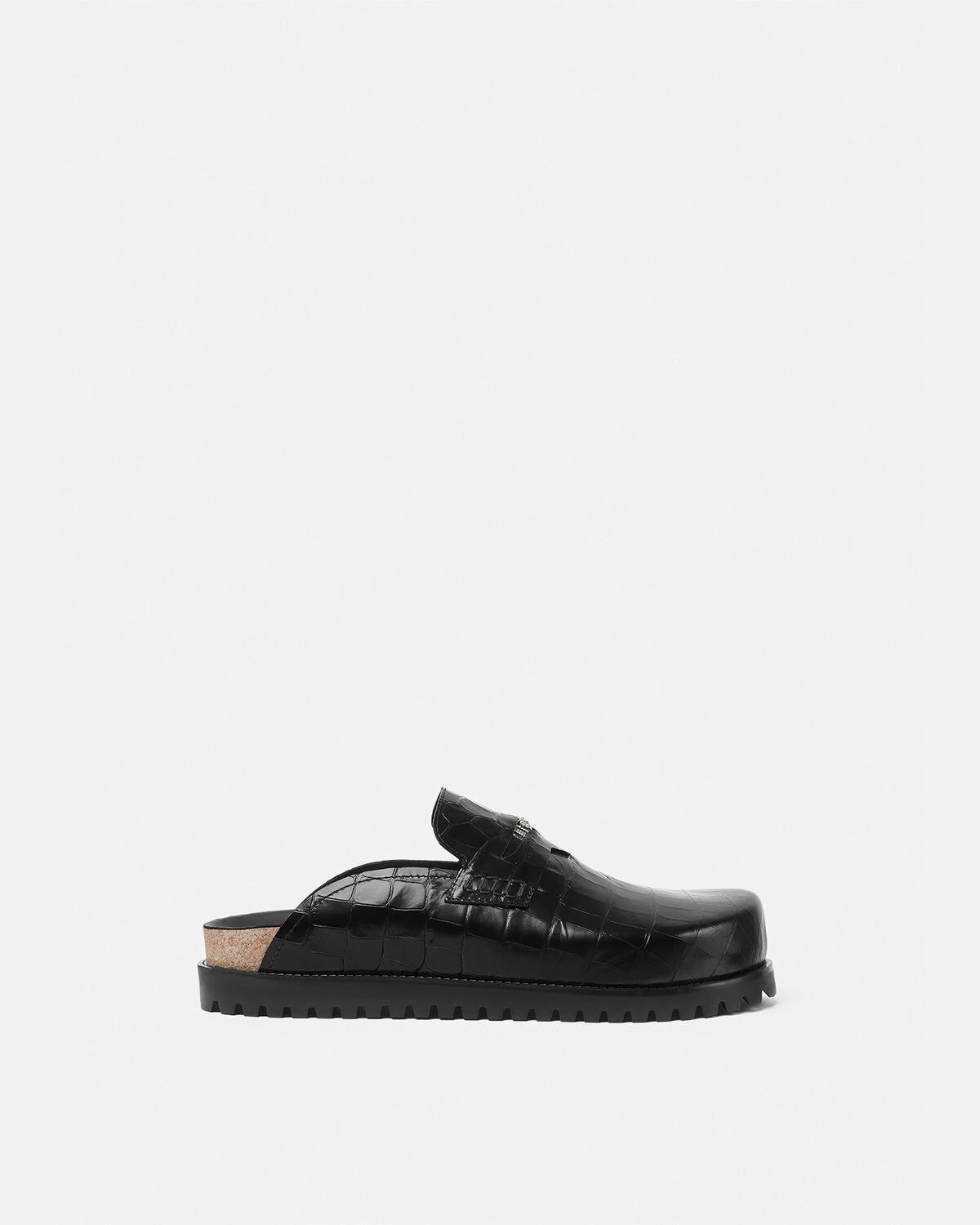 Croc-Effect Medusa Mules - 1