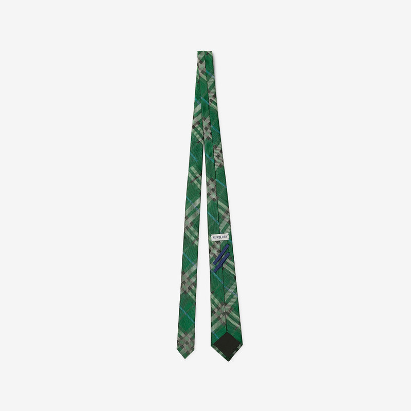 Check Silk Tie 3