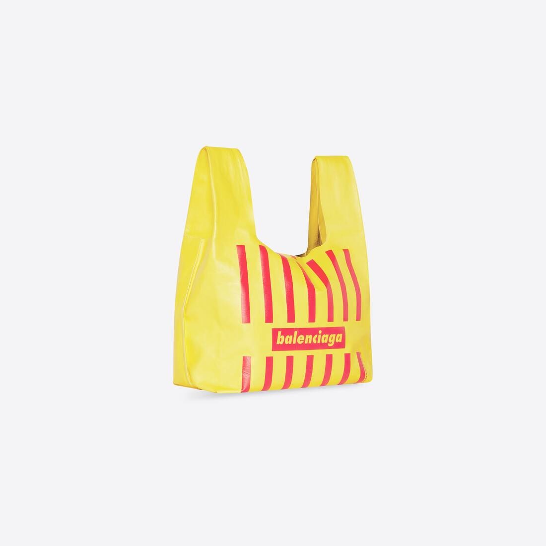 Men's Monday Shopper Bag Paper Printed  in Yellow - 3