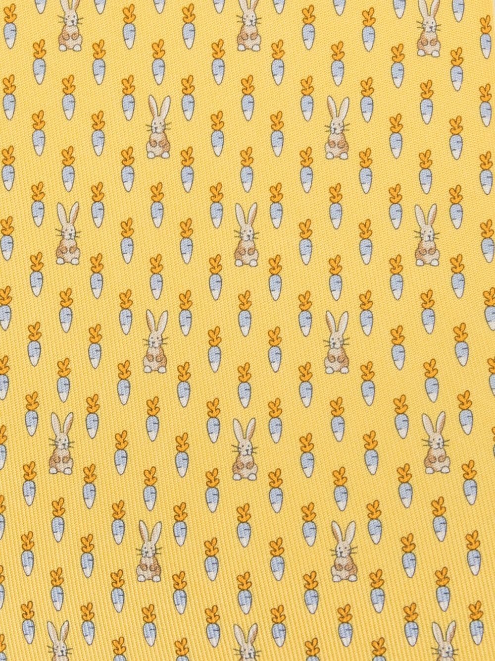 rabbit-print tie - 2