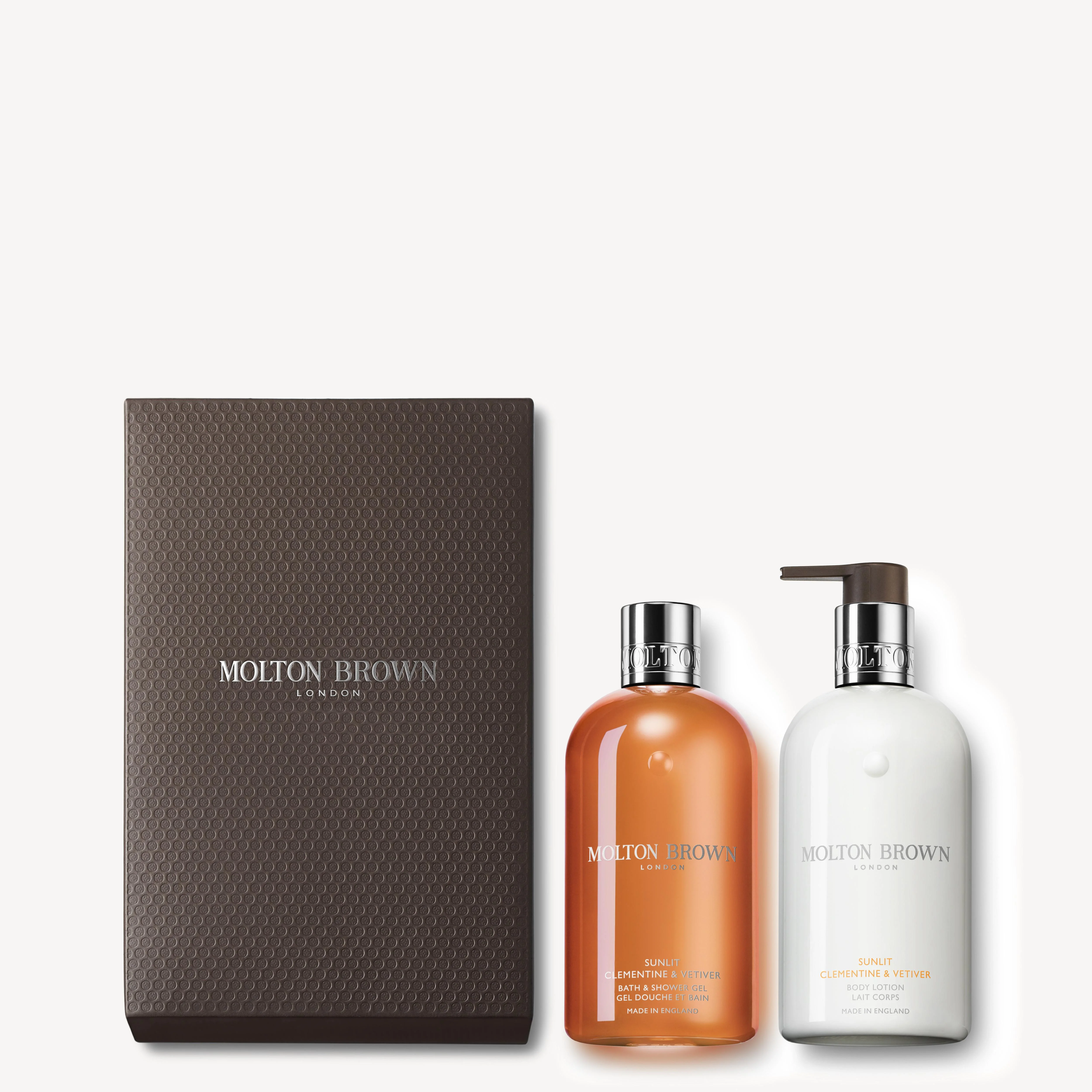 Sunlit Clementine & Vetiver Body Care Gift Set - 1
