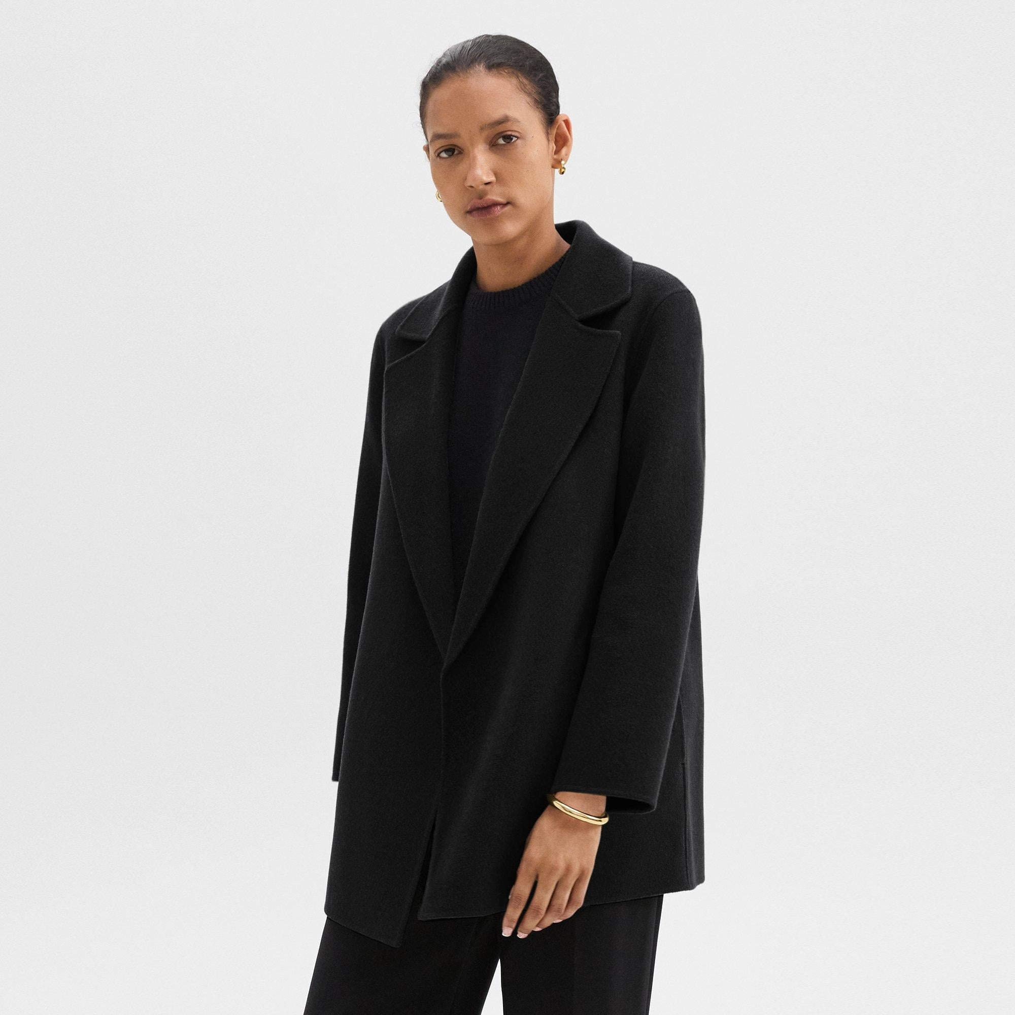 Clairene Jacket in Double-Face Wool-Cashmere - 2