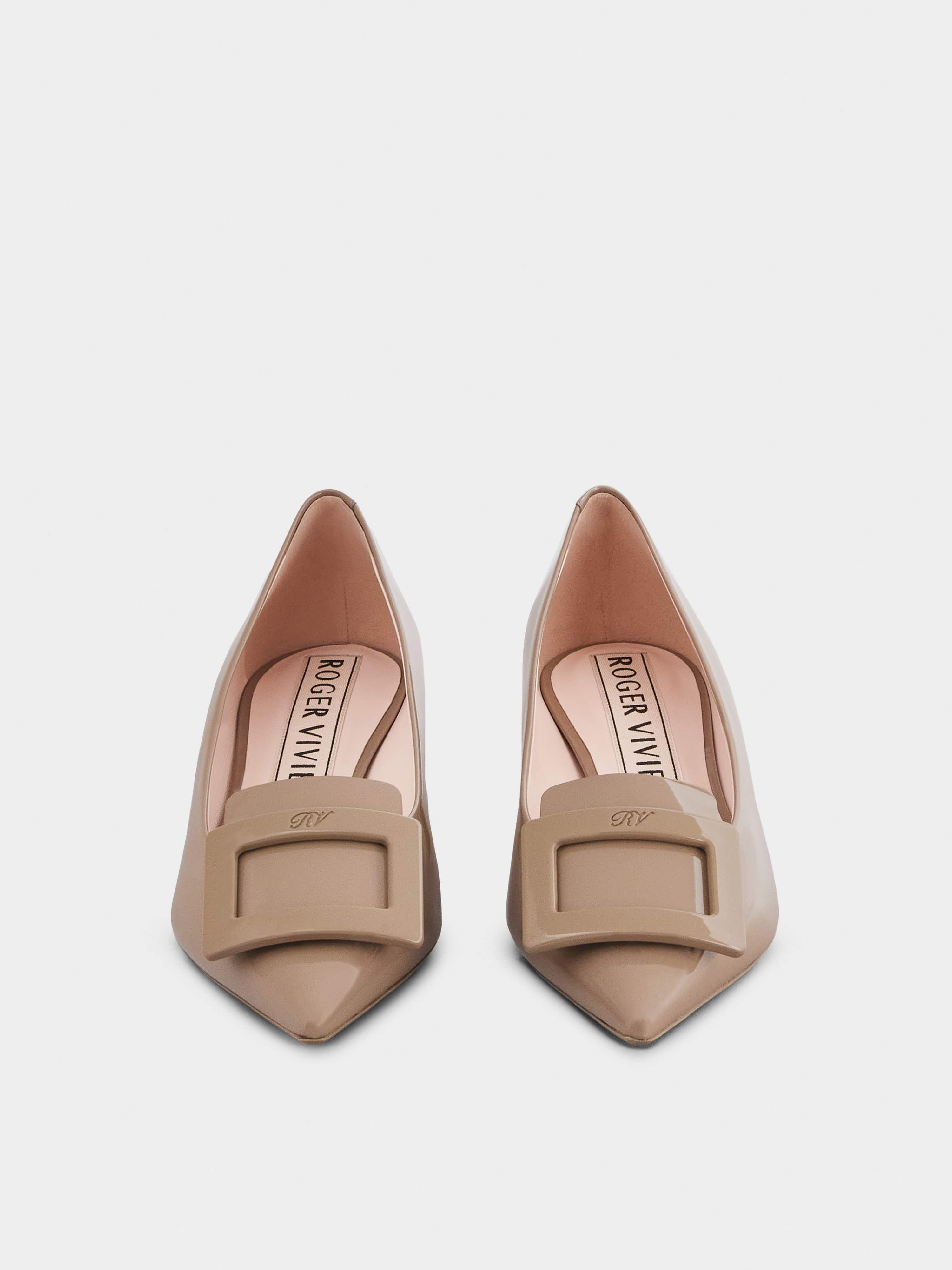 Gommettine Lacquered Buckle Ballerinas in Patent Leather - 7