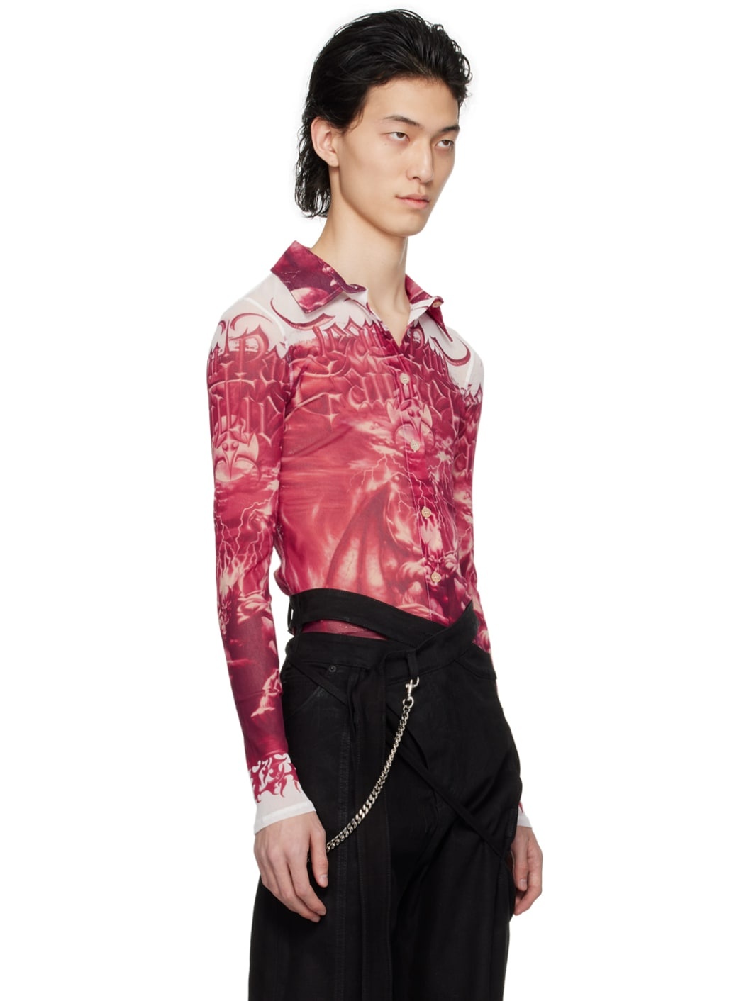 Red & White 'The Diablo' Shirt - 2