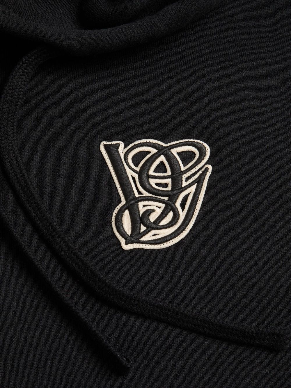 logo-patch zip-up hoodie - 6