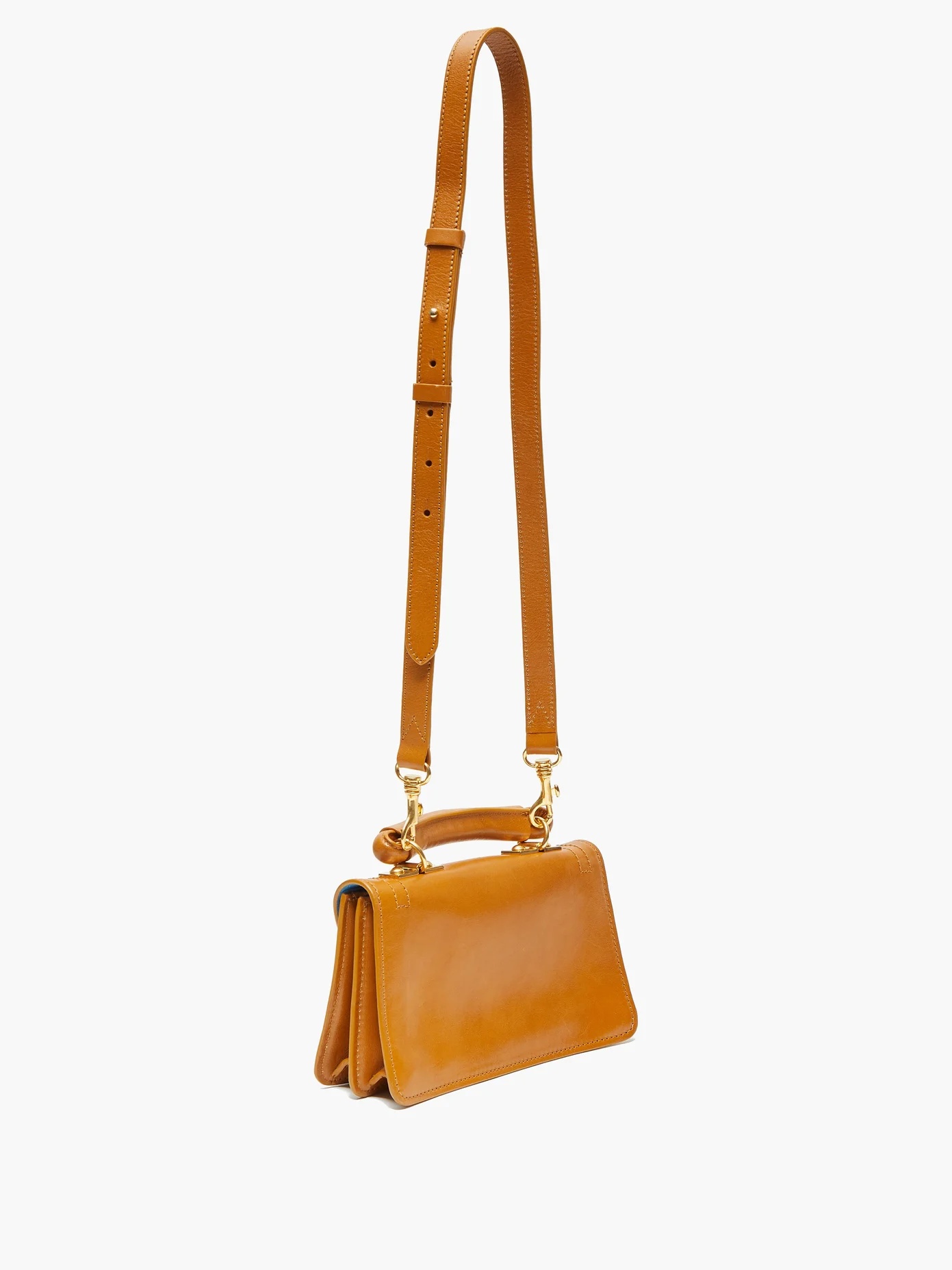 Juliette top-handle leather shoulder bag - 4