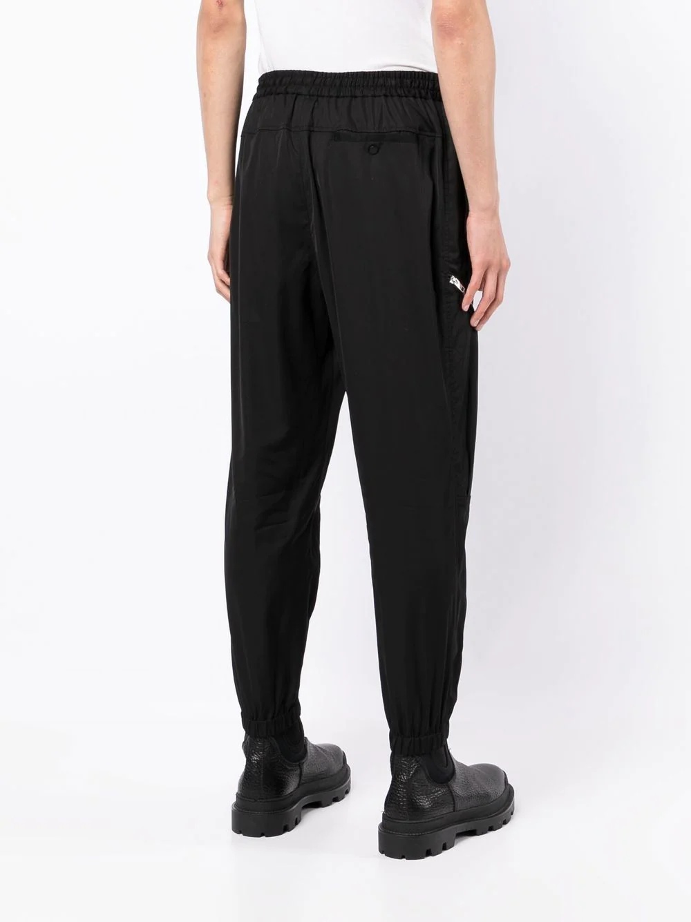 curve-zip track pants - 4