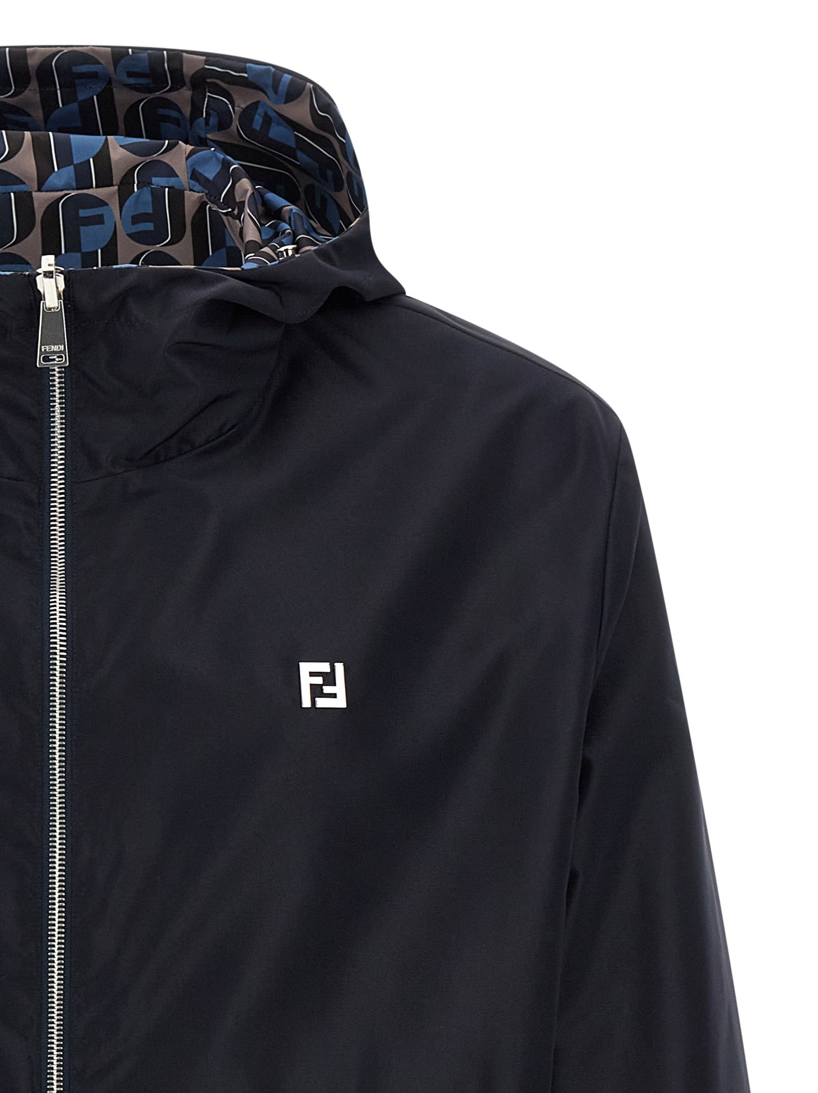 Fendinity Puffer Jackets Blue - 4
