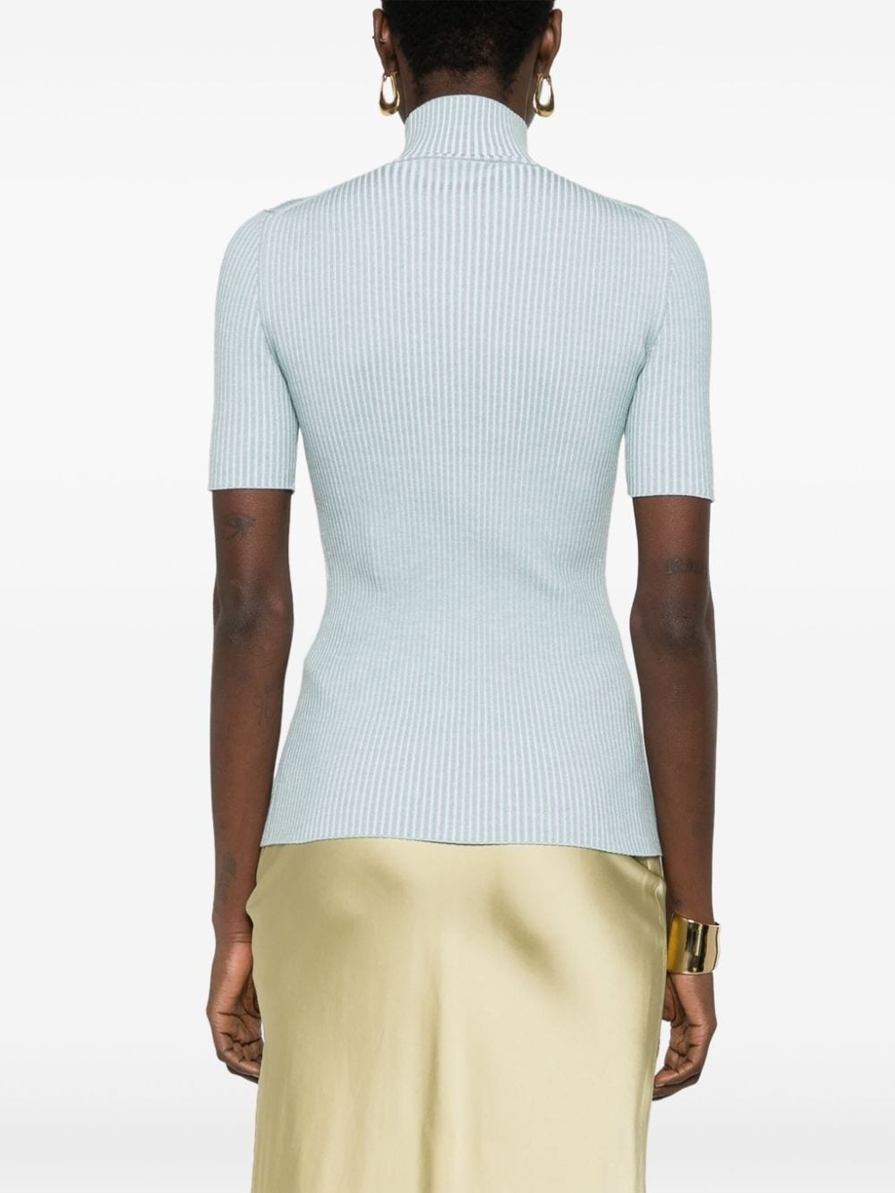 cut-out detail knitted top - 4