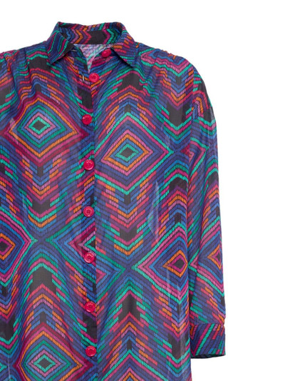 ERES Dj geometric-print shirtdress outlook
