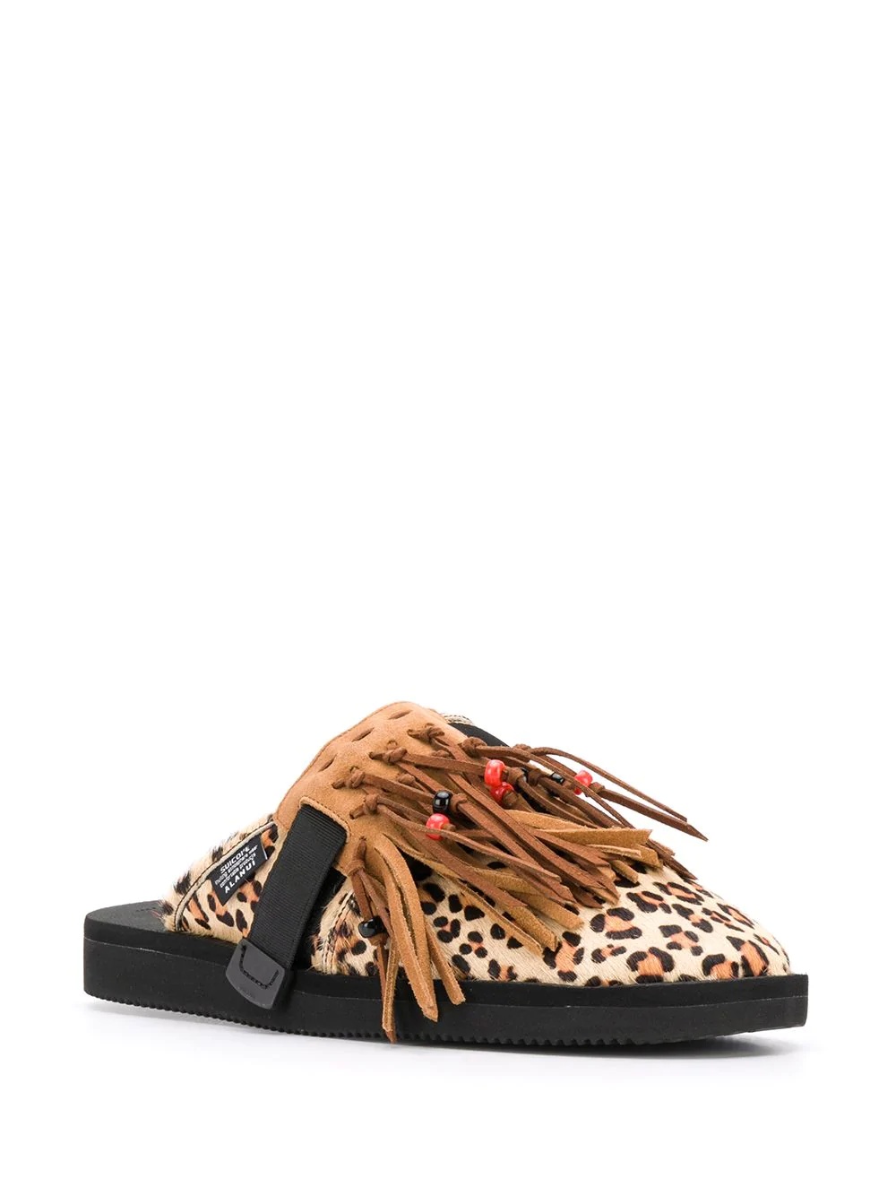 Biscuit Leopard Suicoke slippers - 2