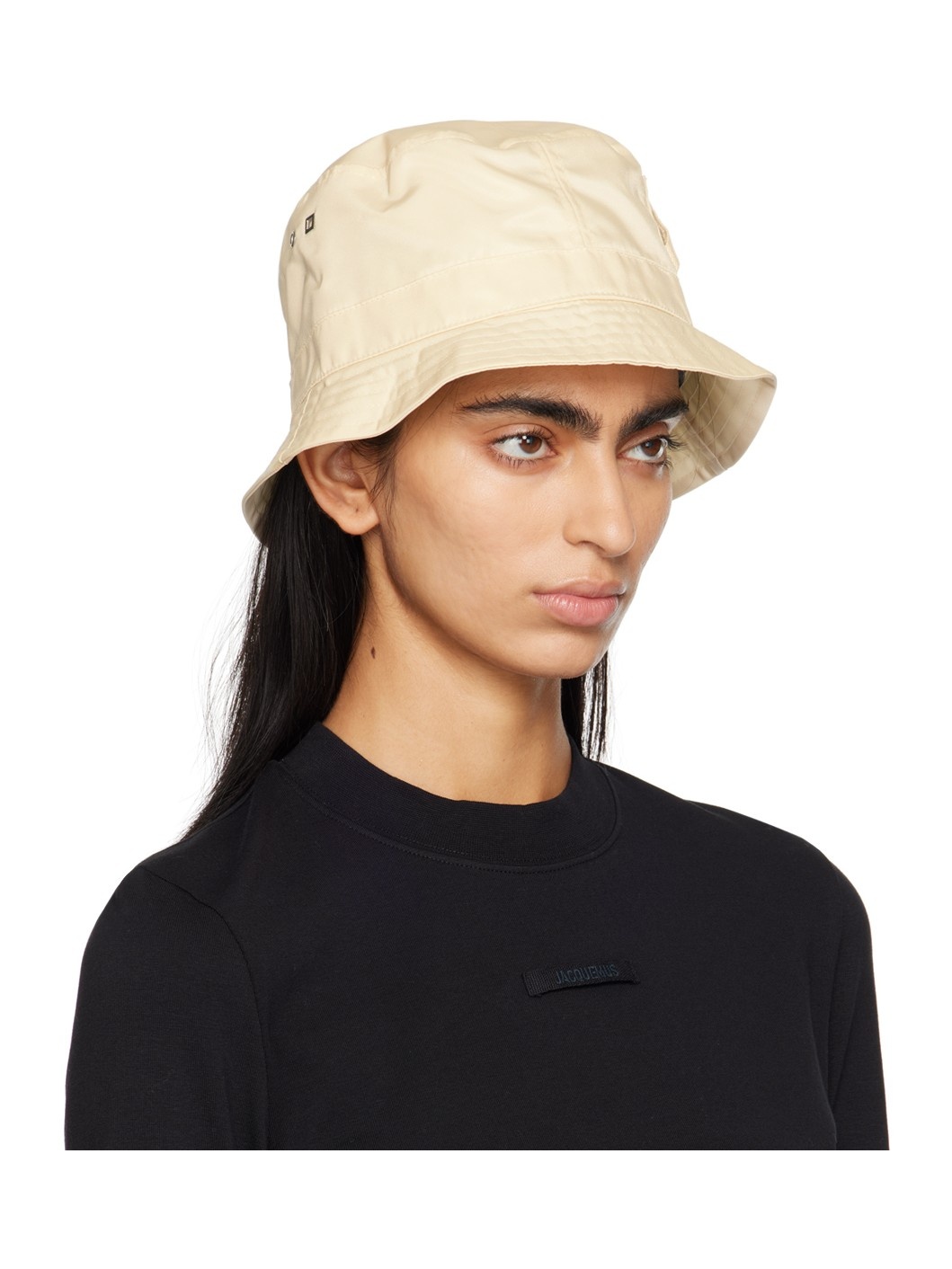 Beige Le Chouchou 'Le bob Ovalie' Bucket Hat - 2