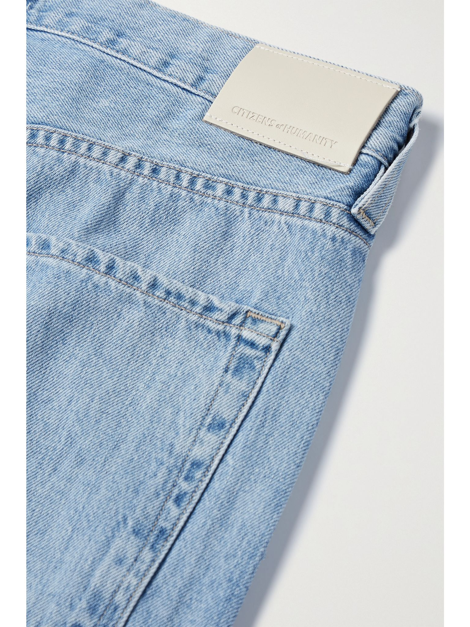 + NET SUSTAIN Brynn high-rise wide-leg organic jeans Light denim - 6