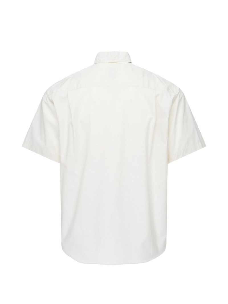 vowels short-sleeve button-up shirt outlook