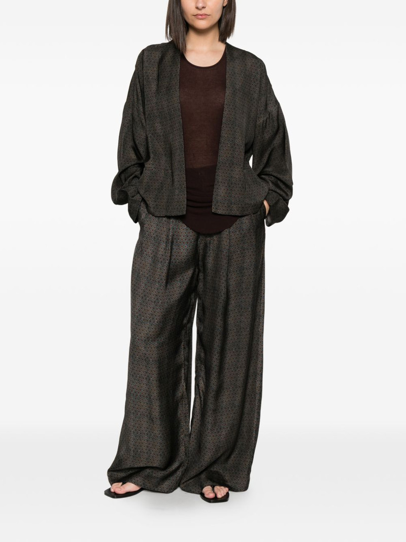 UMA WANG Klarke geometric-pattern jacket outlook