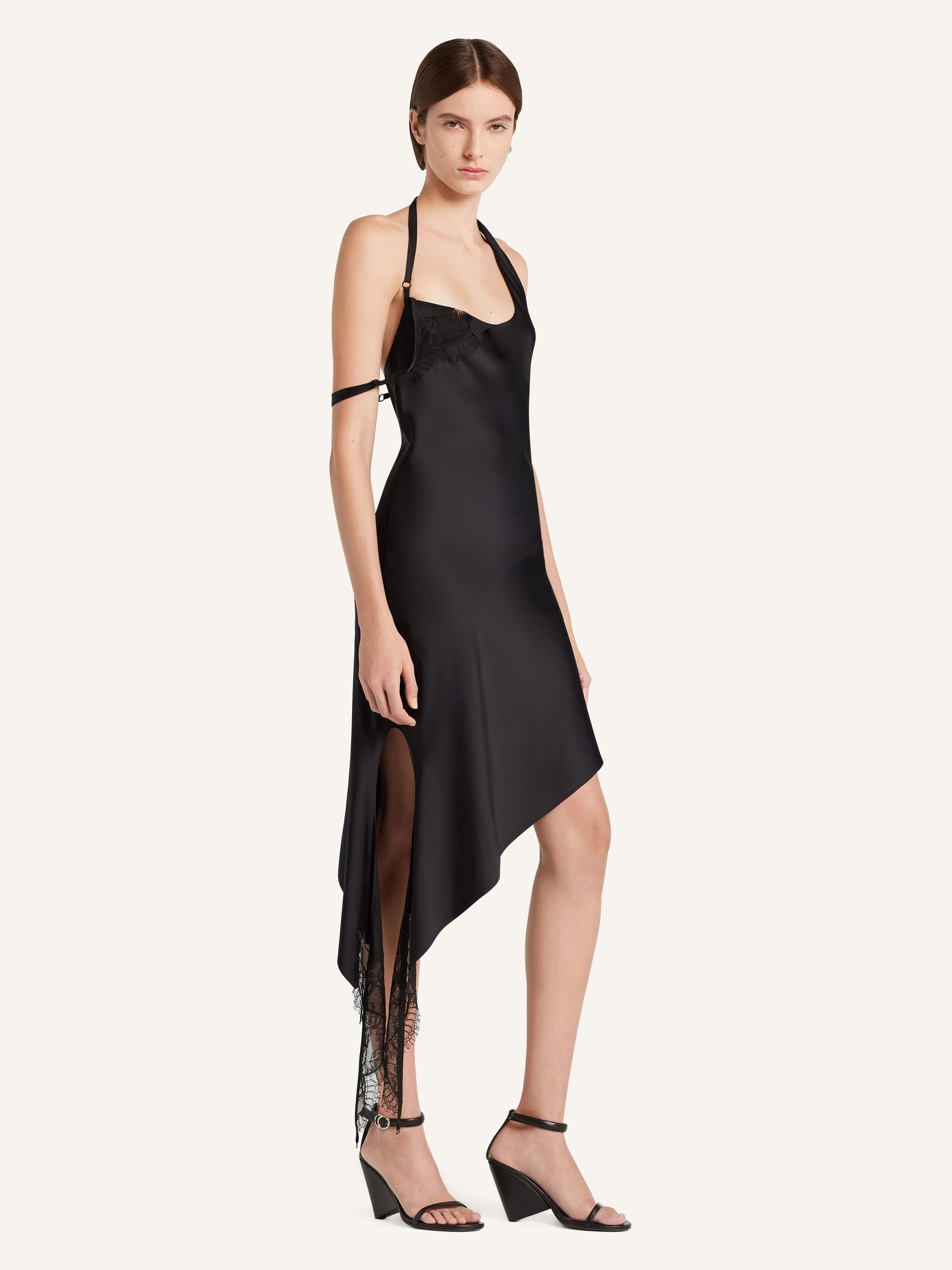 UNDRESSED LACE SATIN DRESS - 3