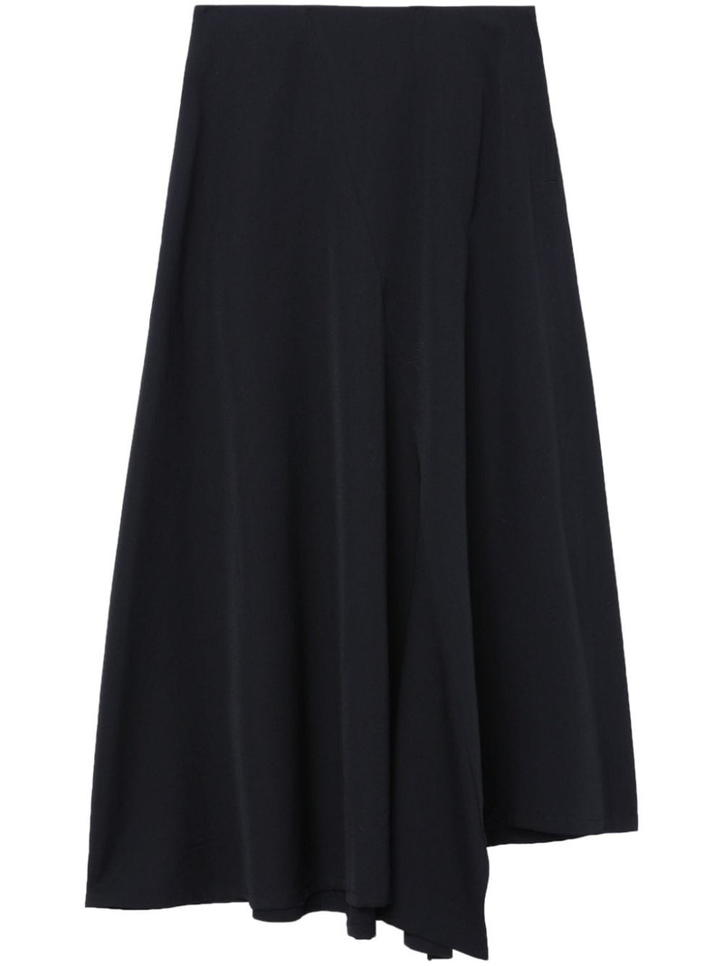 asymmetric midi skirt - 1