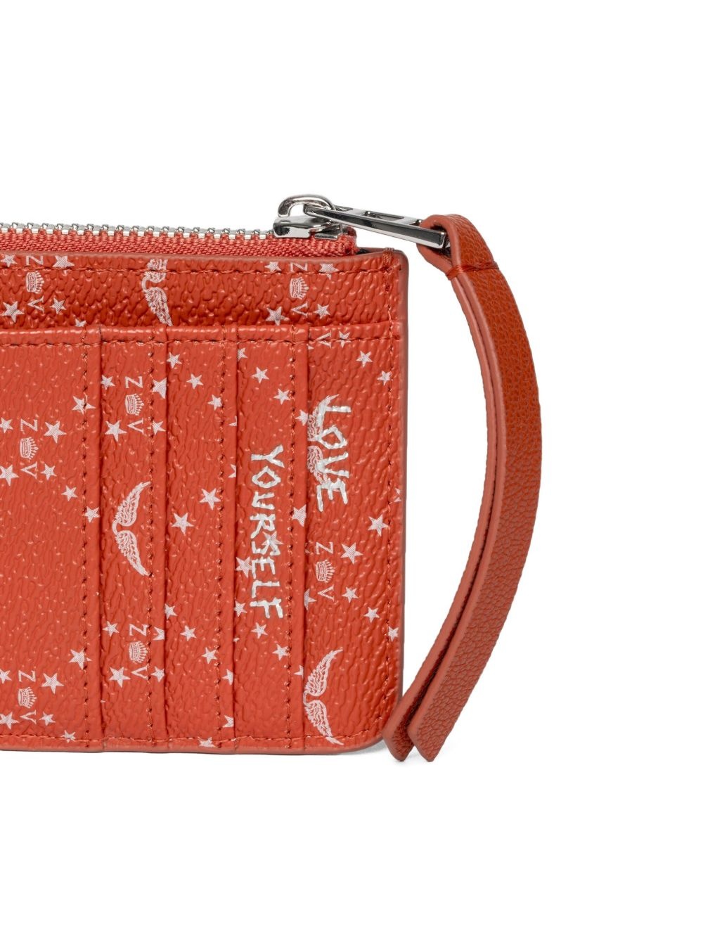 monogram-print cardholder - 4