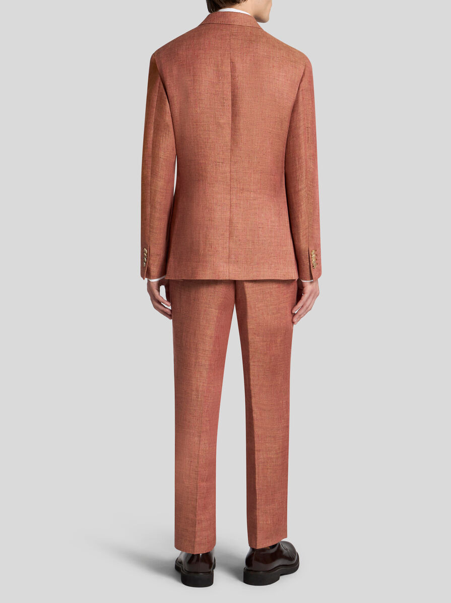 SLUB LINEN-BLEND BLAZER - 4