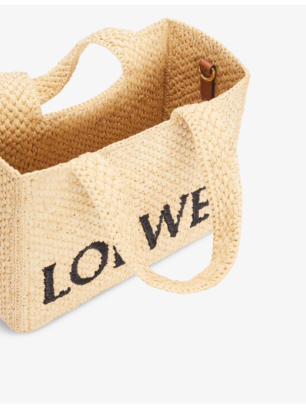 Loewe x Paula's Ibiza small raffia tote bag - 4