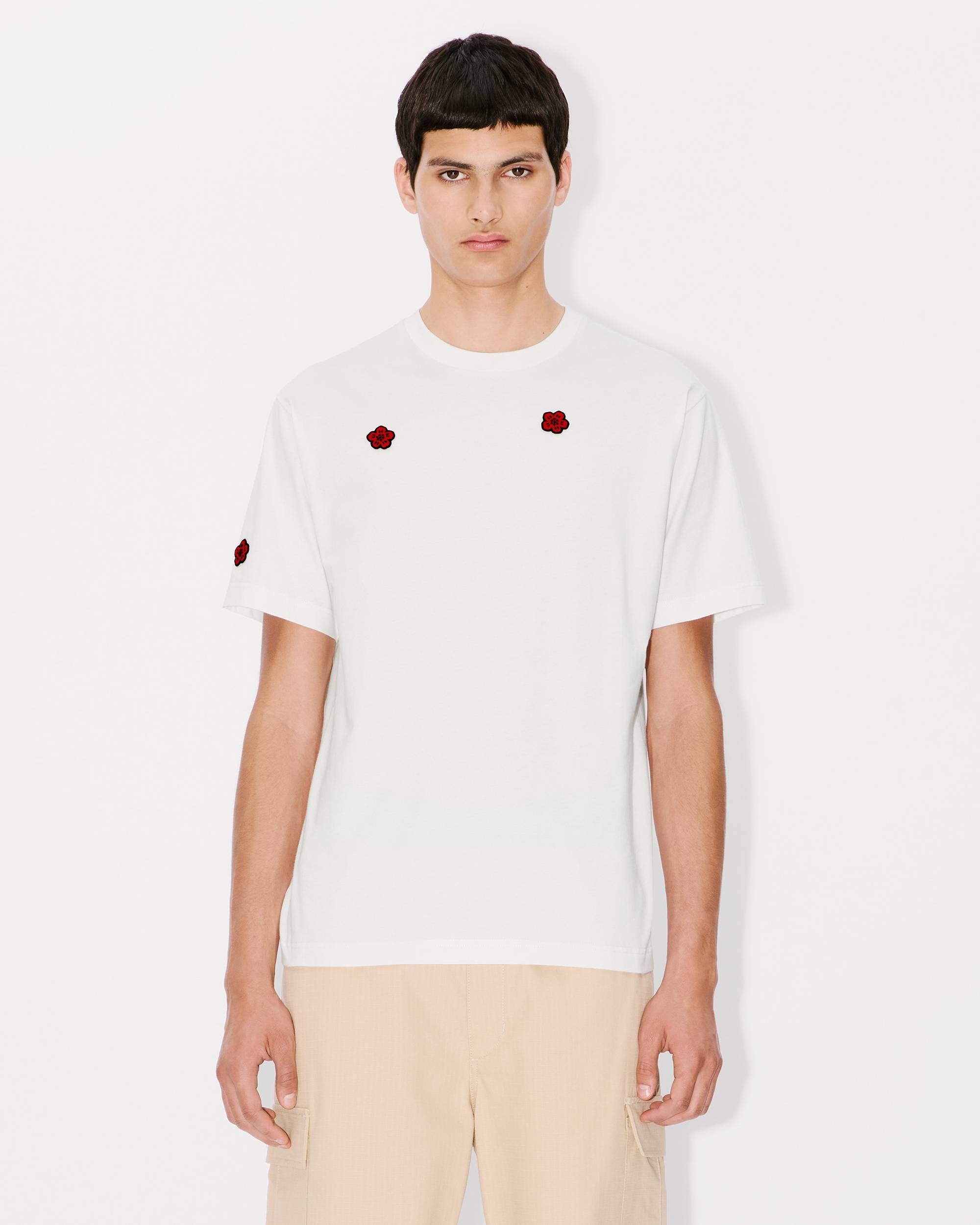'Boke Flower' embroidered T-shirt - 3