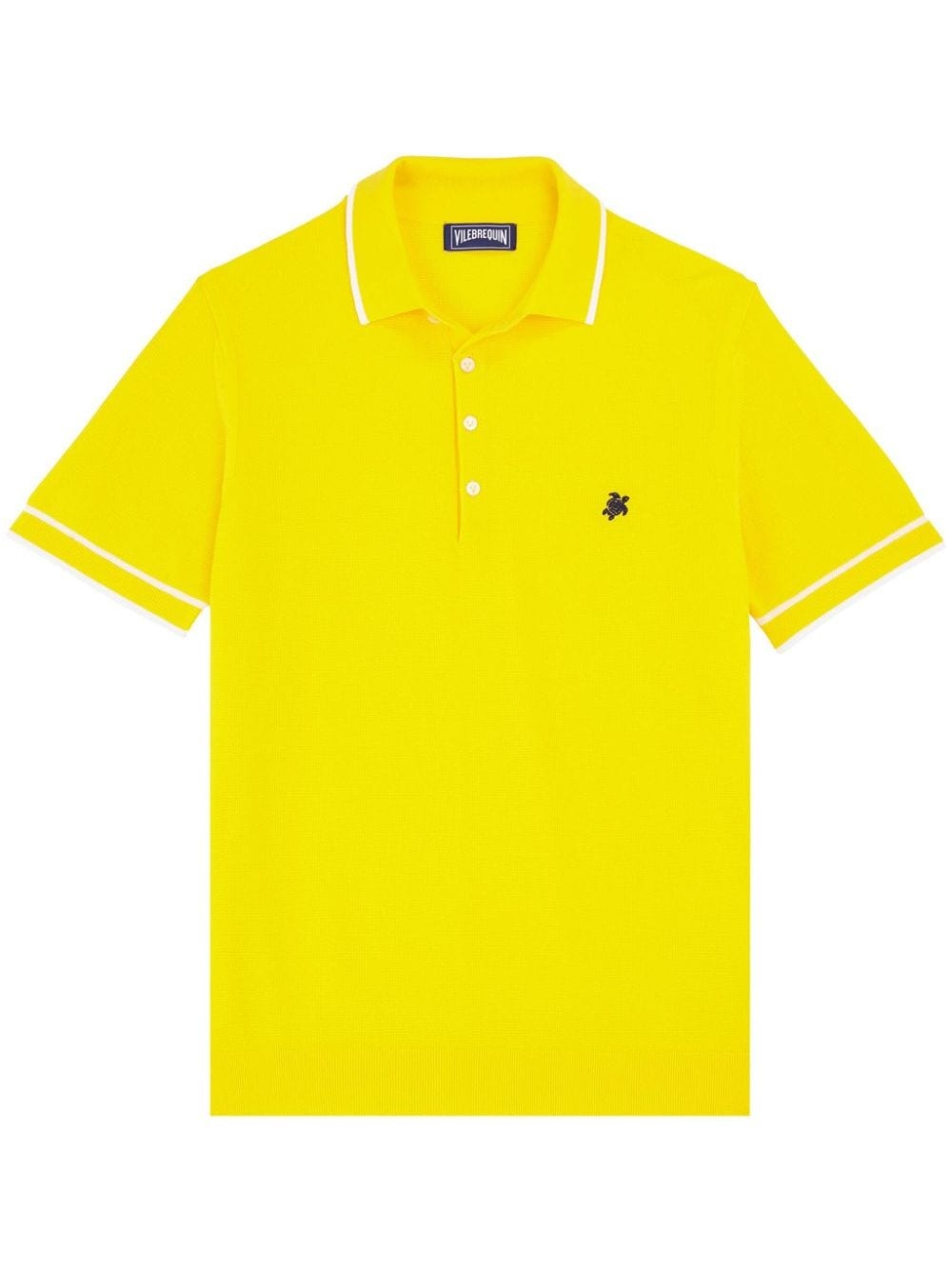 logo-embroidered polo shirt - 1