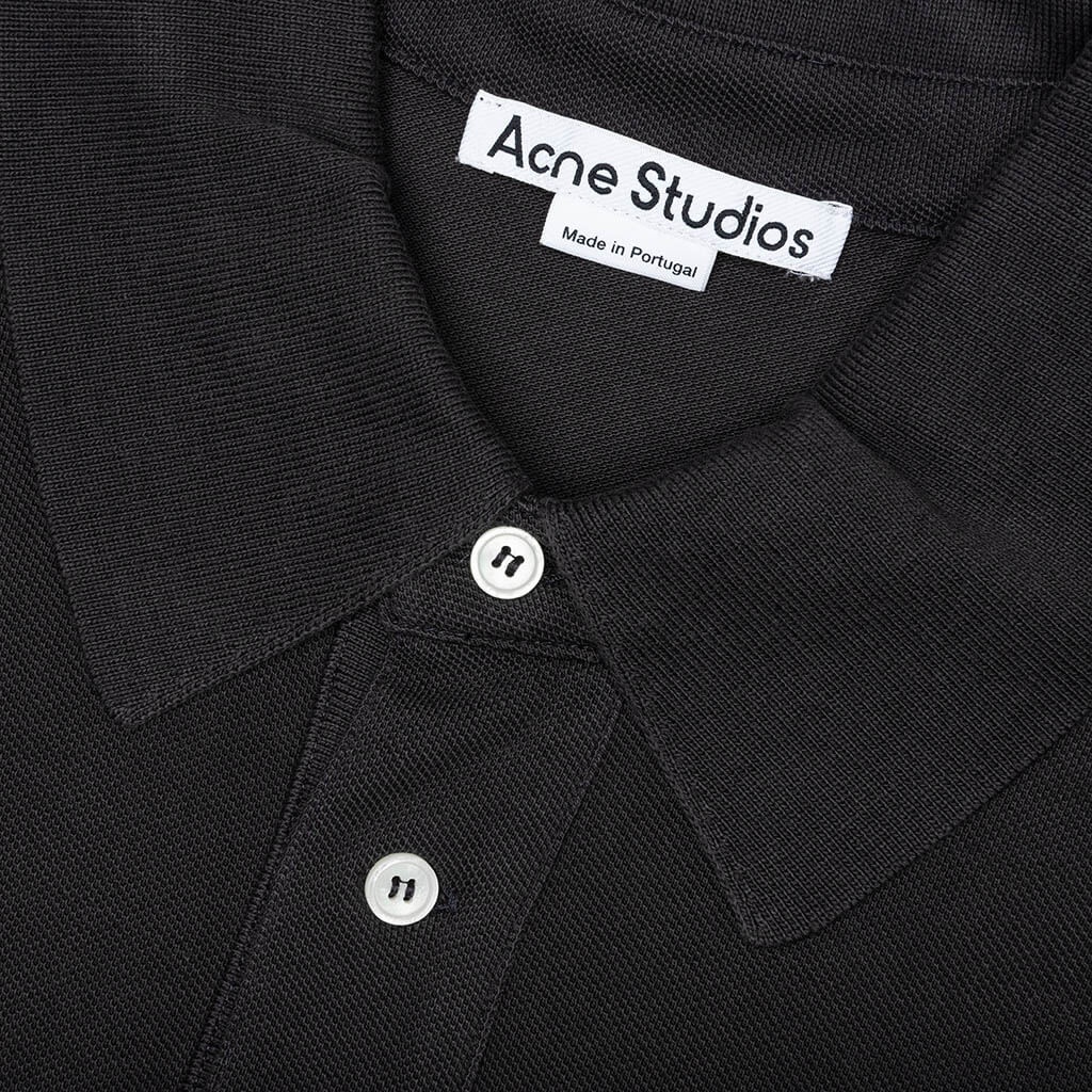 BUBBLE LOGO POLO T-SHIRT - ANTHRACITE GREY - 4