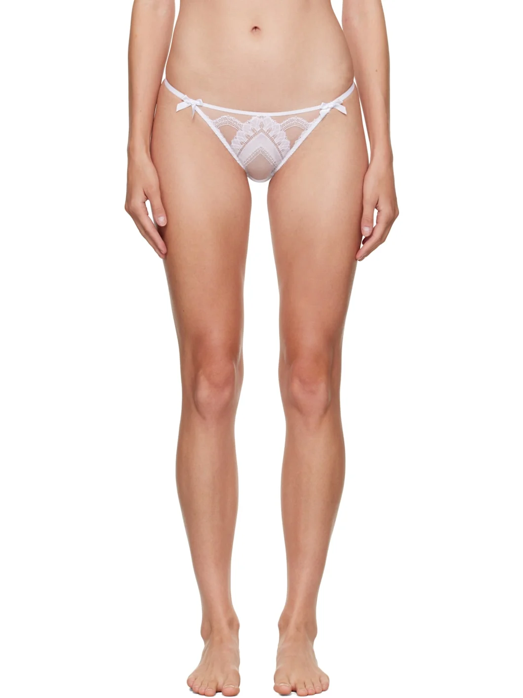 White Alysia Briefs - 1