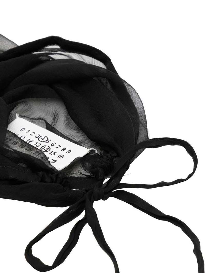 Maison Margiela Georgette silk mask outlook