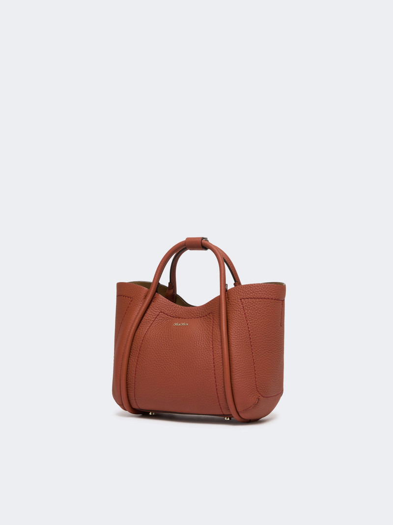 Max Mara Extra-small leather Marine bag - RUST outlook
