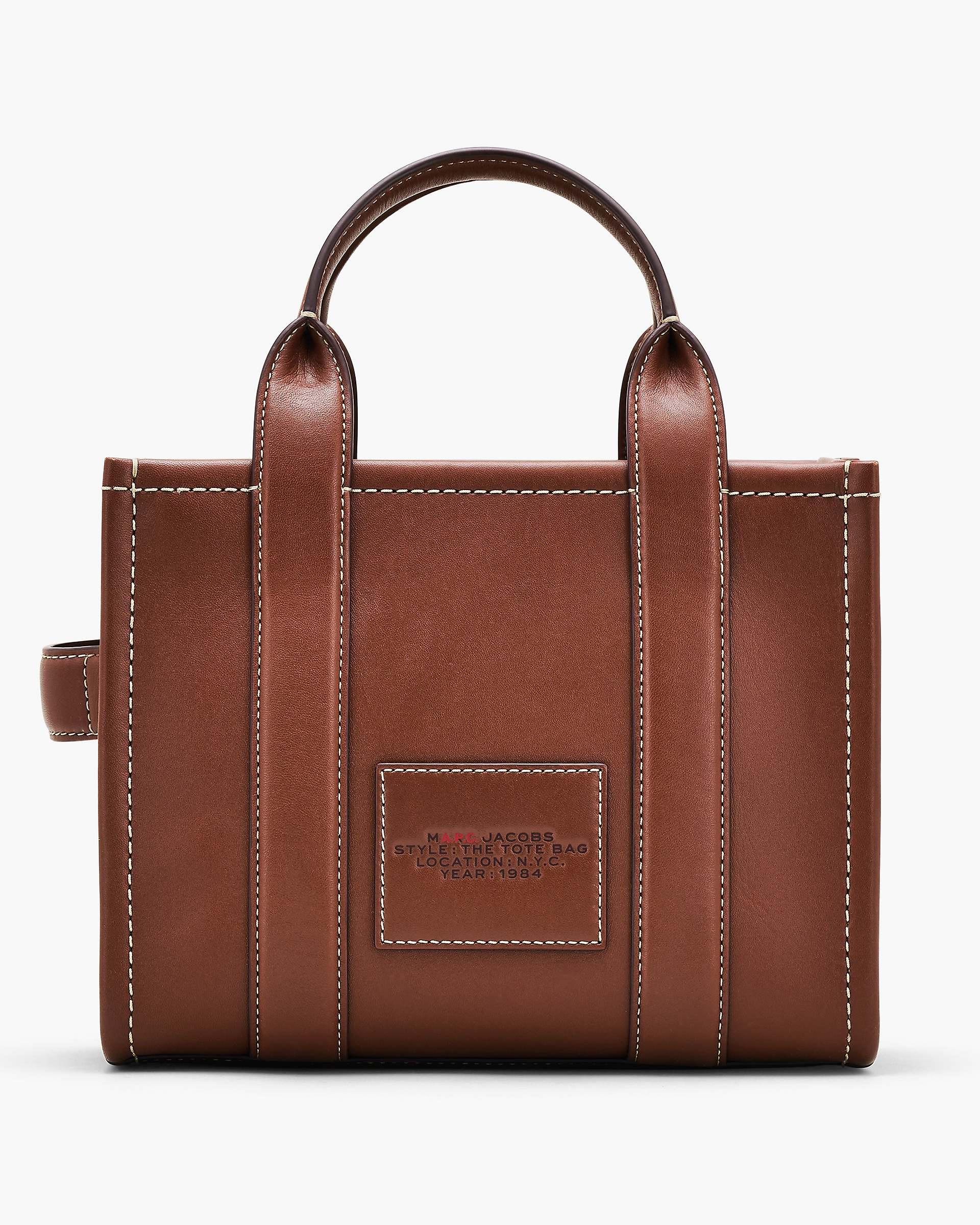 THE A.P.C. X MARC JACOBS LEATHER SMALL TOTE BAG - 3