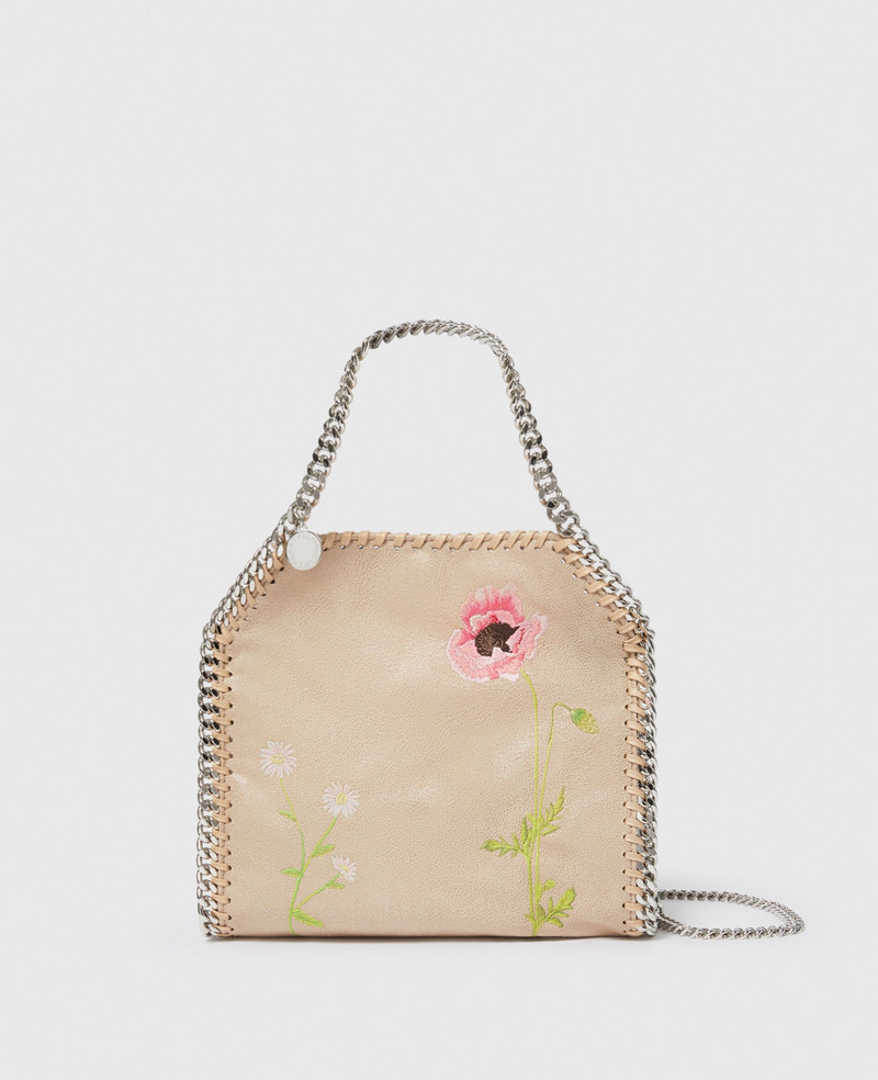 Falabella Floral Embroidered Mini Tote 1