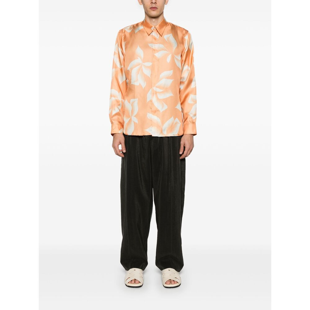 Dries Van Noten Orange Shirts Men - 5
