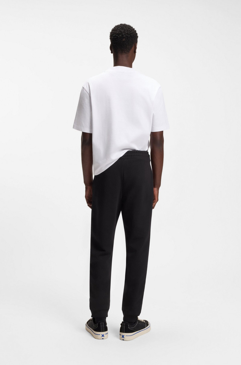 COTTON-TERRY SWEATPANTS WITH LOGO PATCH 5