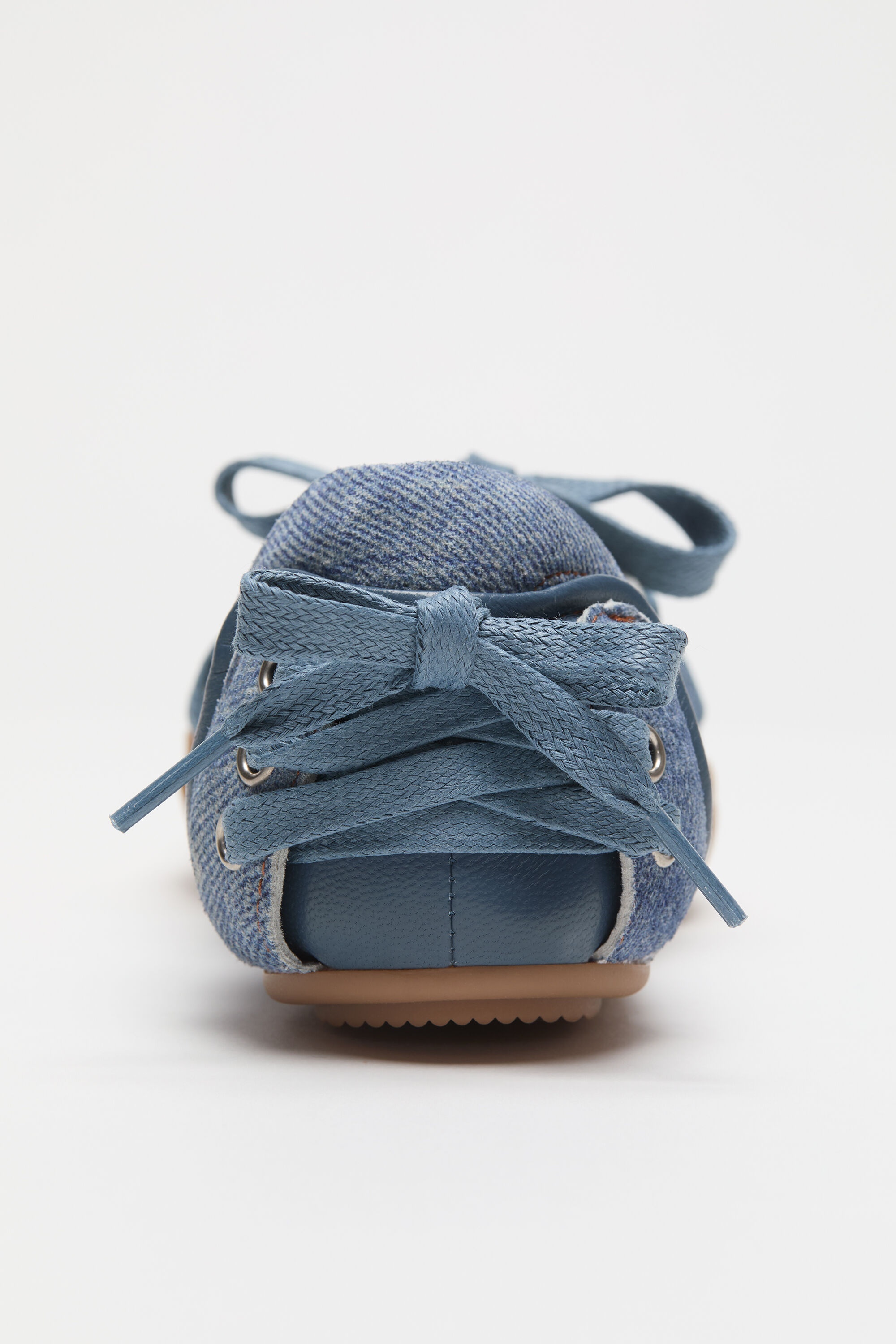 Lace-up leather shoes - Light blue - 4