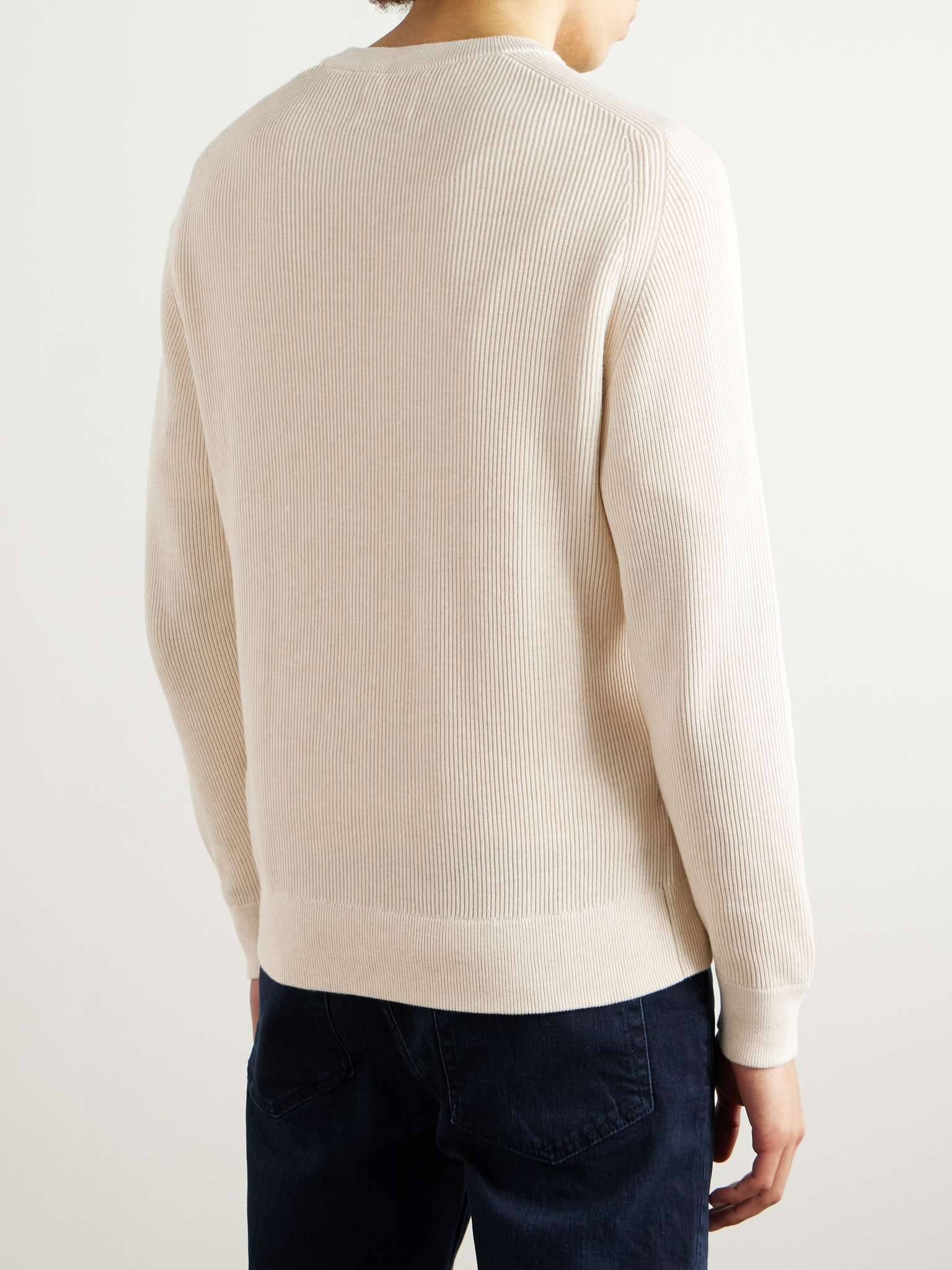 Kevin 6600 Ribbed Organic Cotton Sweater - 3