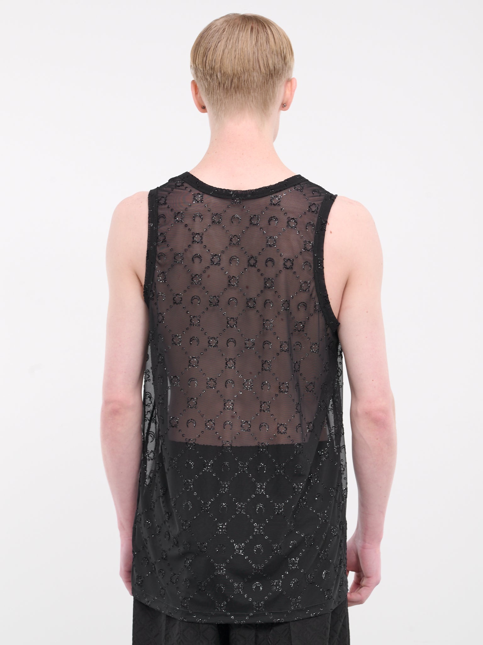 Monogram Mesh Tank Top - 3