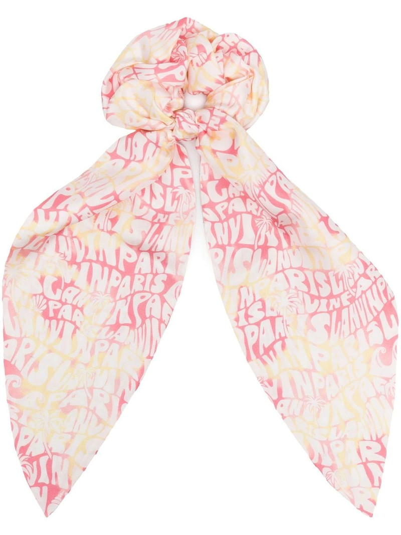 로고 인쇄 매듭 detailed scrunchie 1