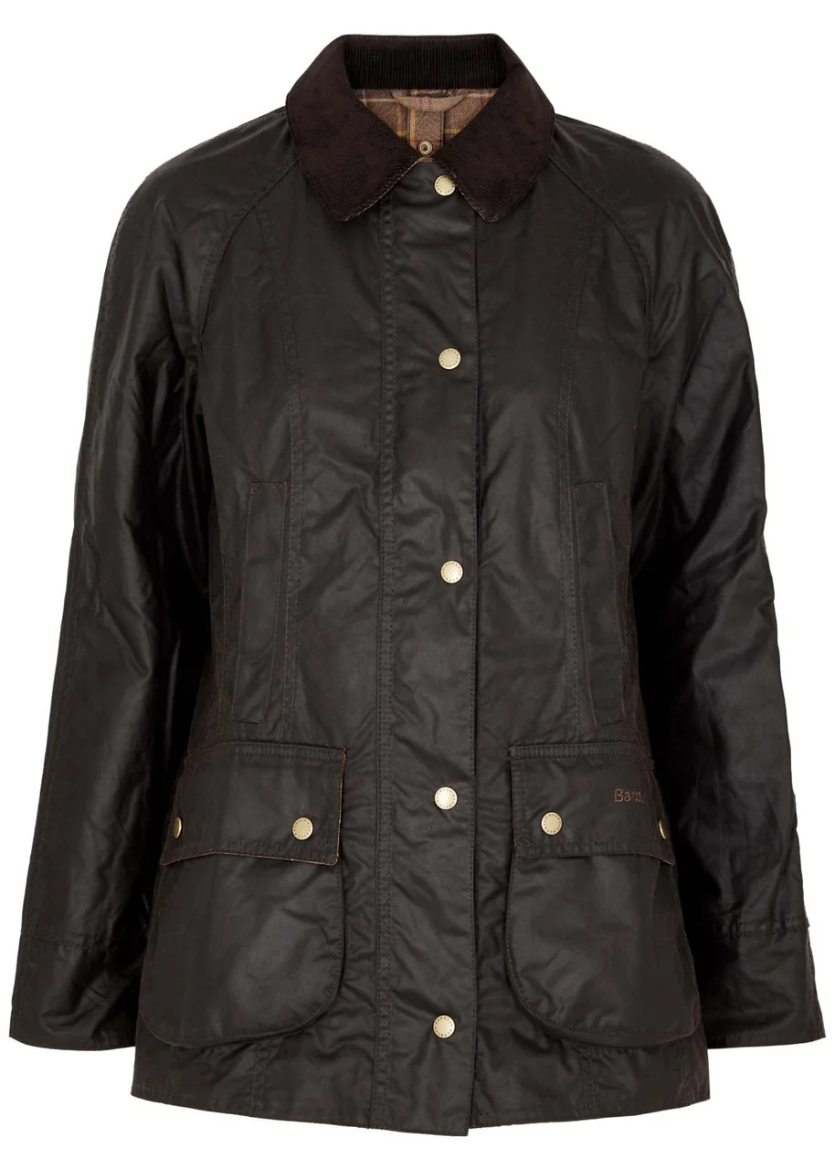 Barbour Beadnell Waxed Cotton Jacket - 1