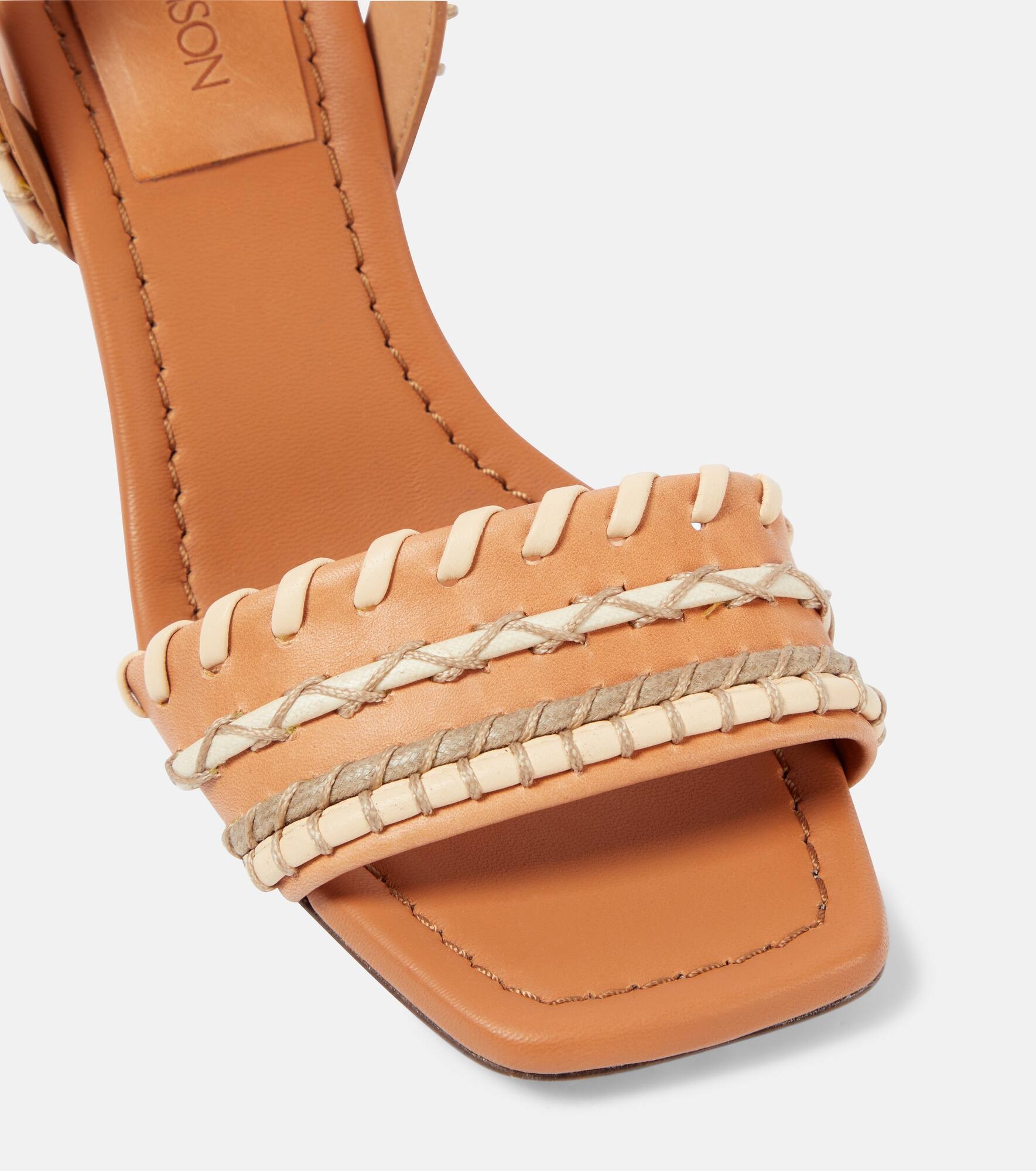 Sofia leather sandals - 6