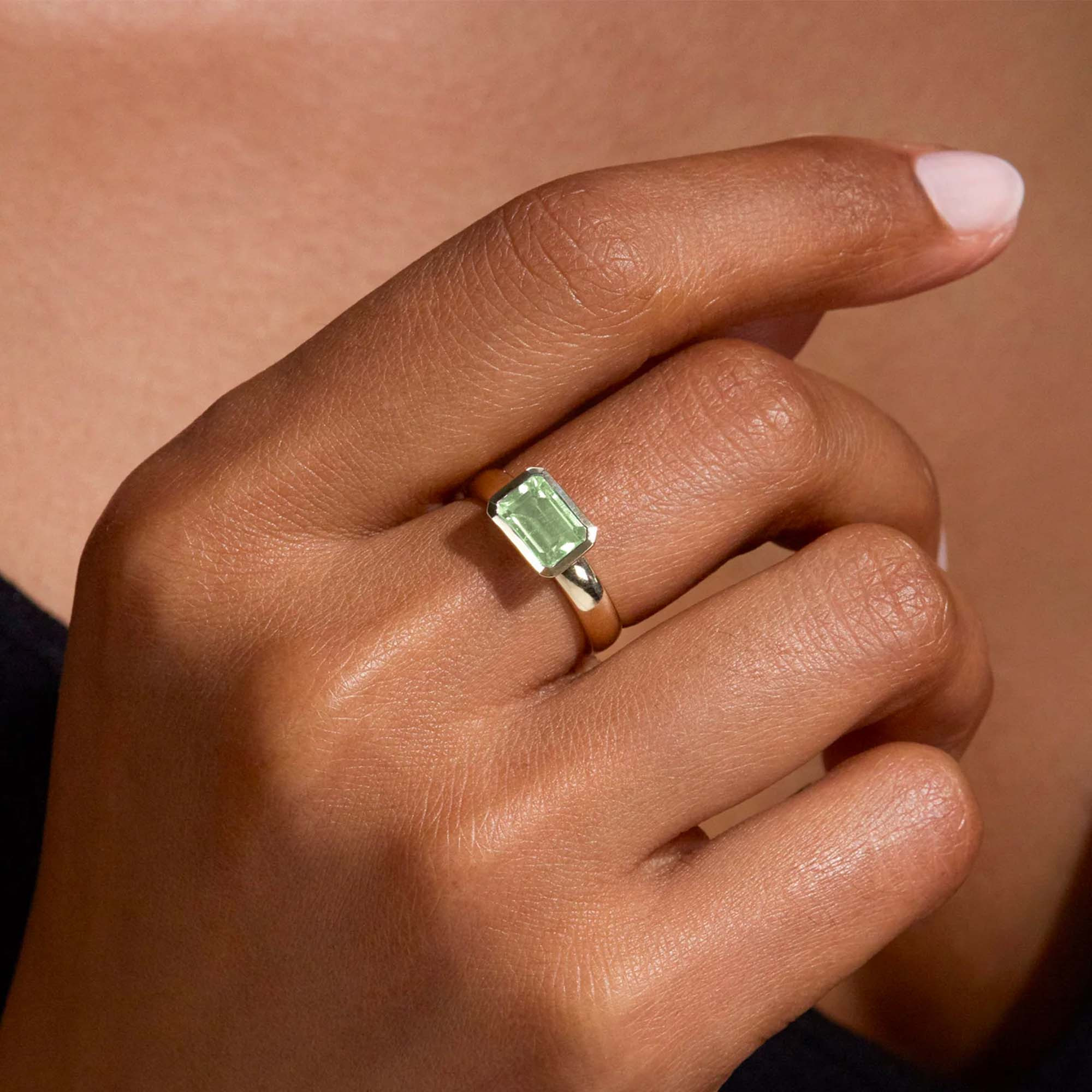 Sea Green Gallant Ring - 2