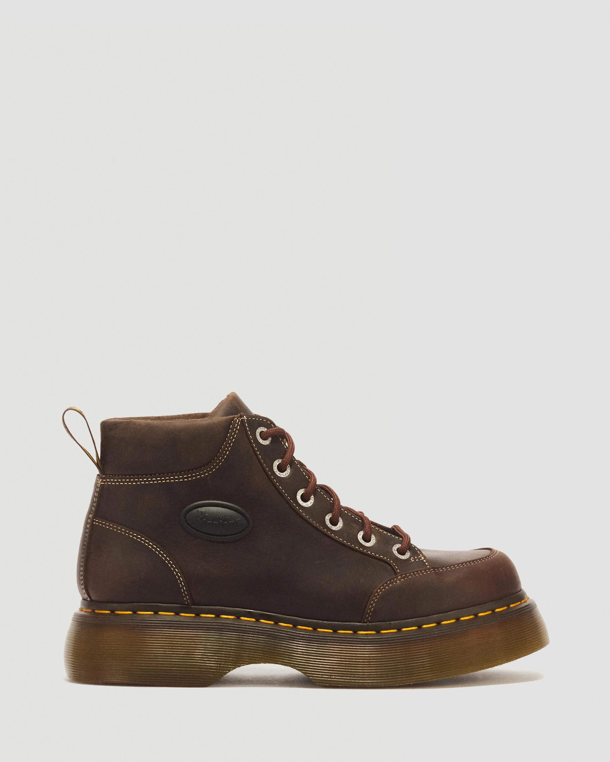 Buzz 6 Eye Boot Crazy Horse Leather Lace Up Boots - 1