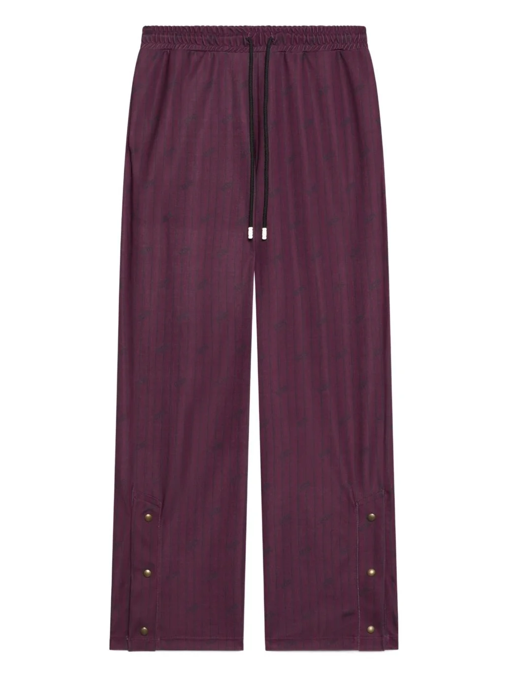 drawstring-waist pants - 1