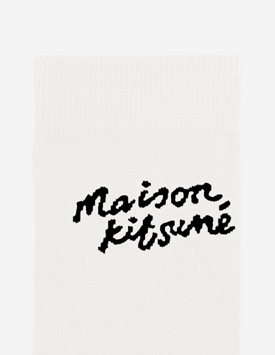 MAISON KITSUNE HANDWRITING SOCKS - 2
