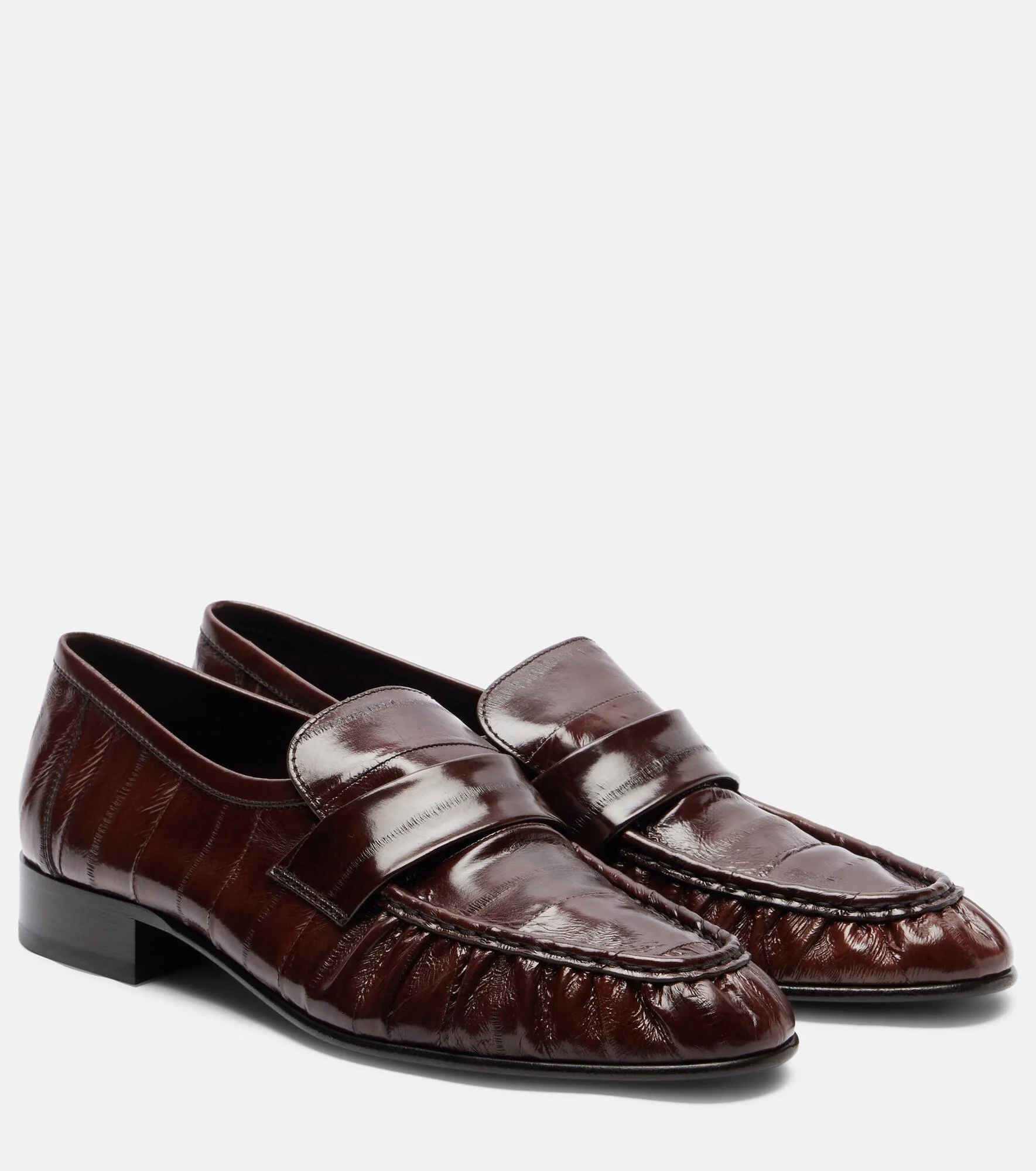 Soft leather loafers - 1